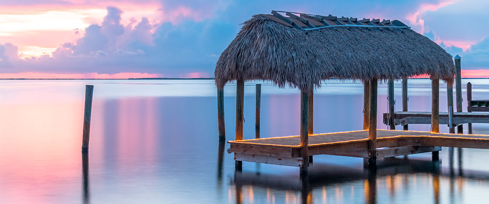 Chickee Hut Dock in Beach Resort