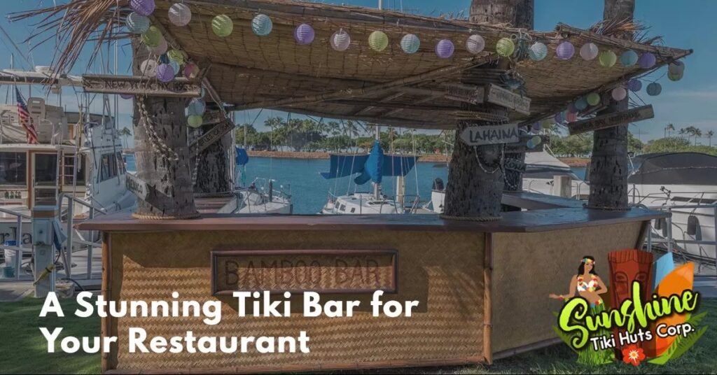 Tiki Bar with Tropical Décor